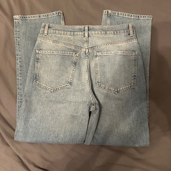 ASOS DESIGN high rise farleigh 'slim' mom jeans (W30 L32) - Picture 6 of 8